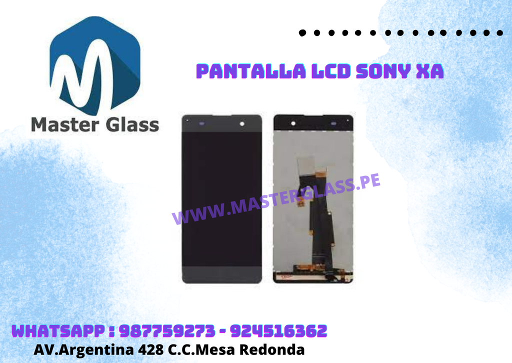 Pantalla LCD Sony XA (Negro)