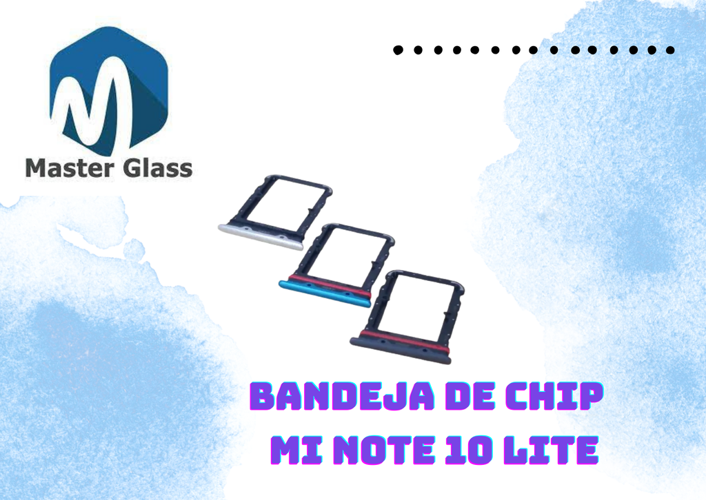 Bandeja de sim Xiaomi Mi Note 10 Lite (Negro)