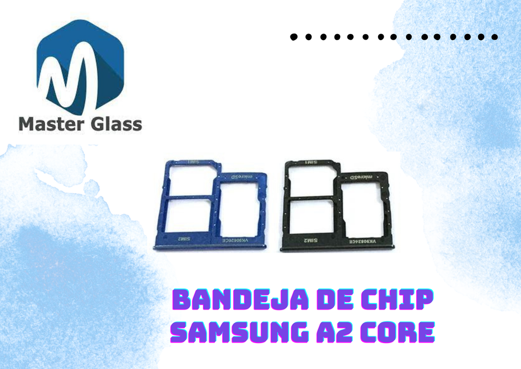 Bandeja de Sim Samsung A2 Core (Negro)