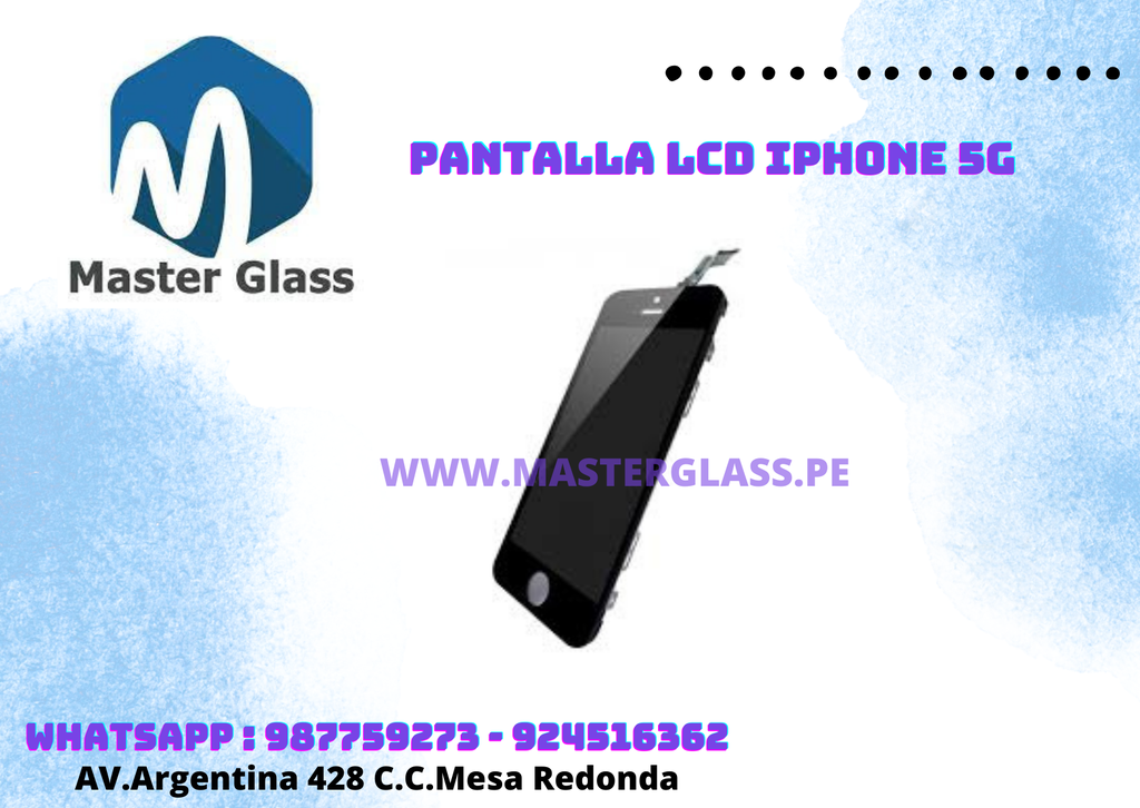 Pantalla LCD Iphone 5G (Negro)