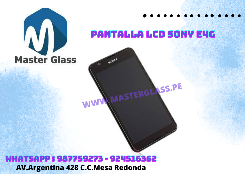 Pantalla LCD Sony E4G