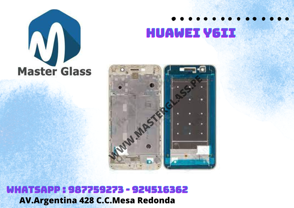 Base Frame LCD Huawei Y6II (Negro, LCD)
