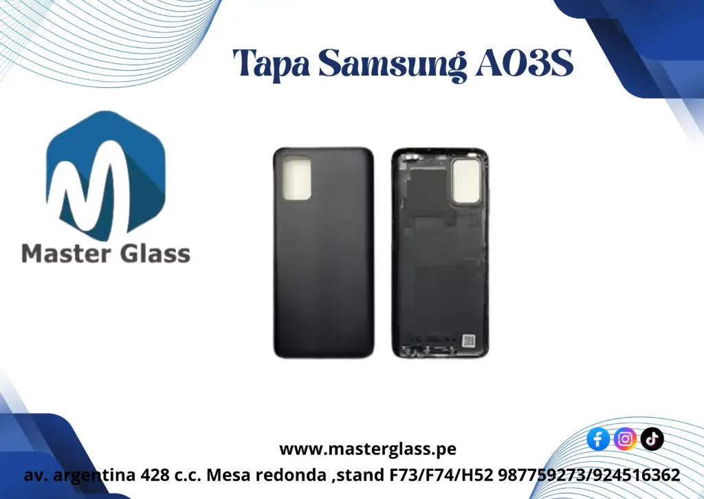 Tapa para Samsung A03S