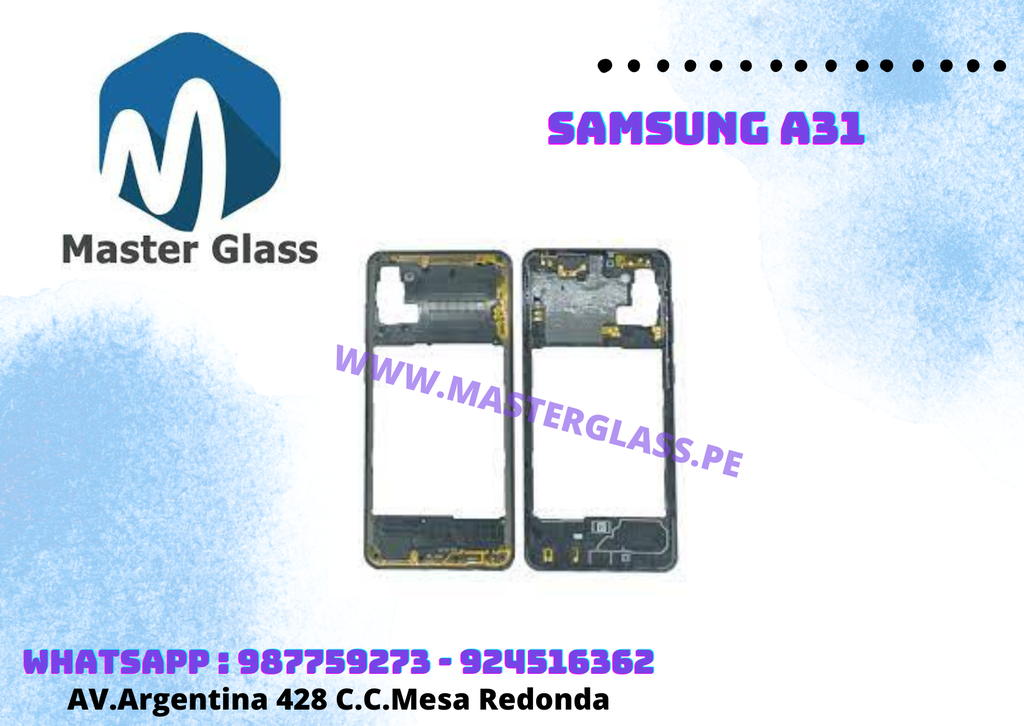Marco Central Samsung A31( sin antena )