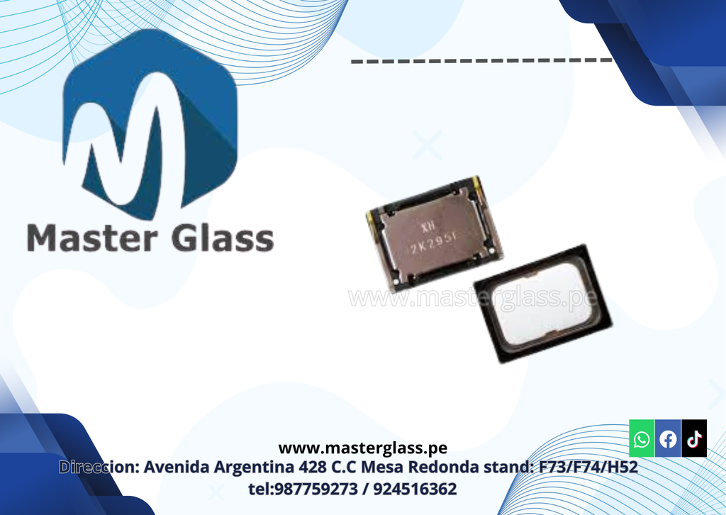 Altavoz Parlante Motorola G7 Power/ One Fusión/ A04/Spart 6/V20 Smart