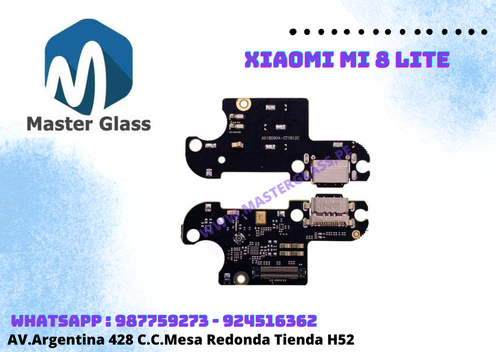 Placa de Carga Xiaomi Mi 8 Lite