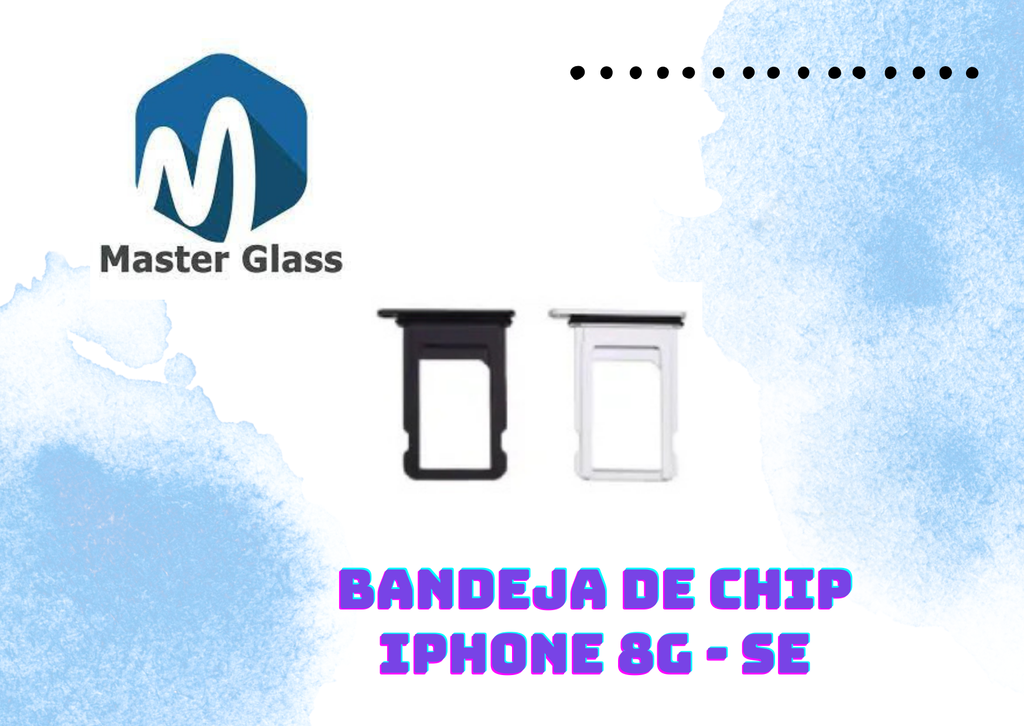 Bandeja de sim Iphone 8G / SE (Negro)