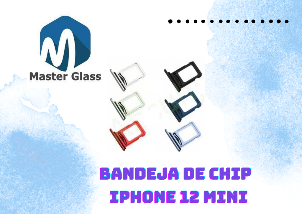 Bandeja de sim Iphone 12 mini (Negro)