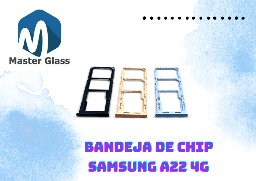 Bandeja de sim Samsung A22 (4G)