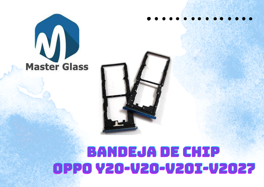 Bandeja de sim Vivo Y20 / Y20i / V20 / V20i / V2027/ V2028 /Y11S (negro)