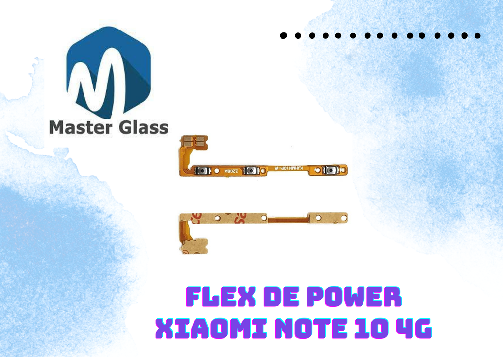 Flex de Power y Volumen Xiaomi Note 10s/ Note 10 4G