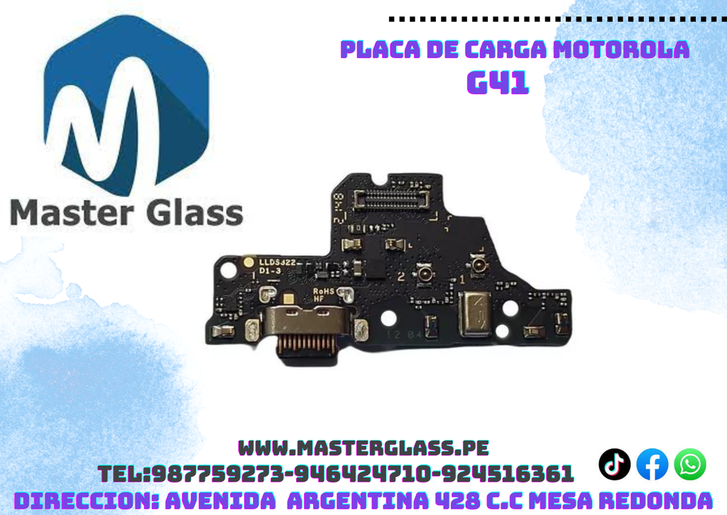 Placa de carga Motorola G41 Orig