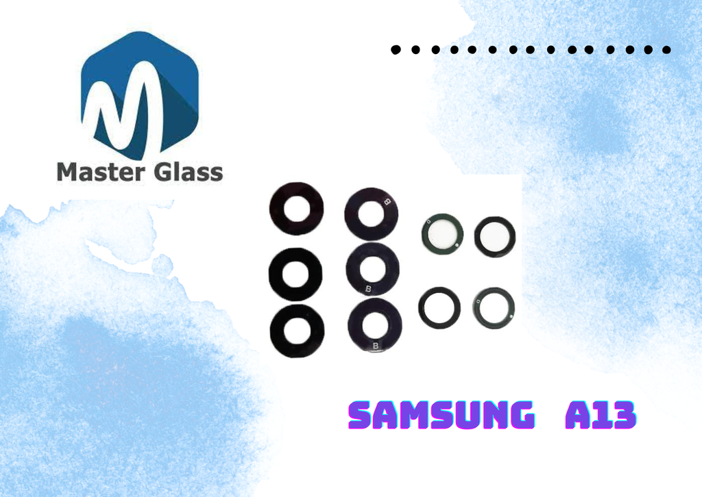 Lente de Cámara Samsung A13 (3 grandes 2 chicos)