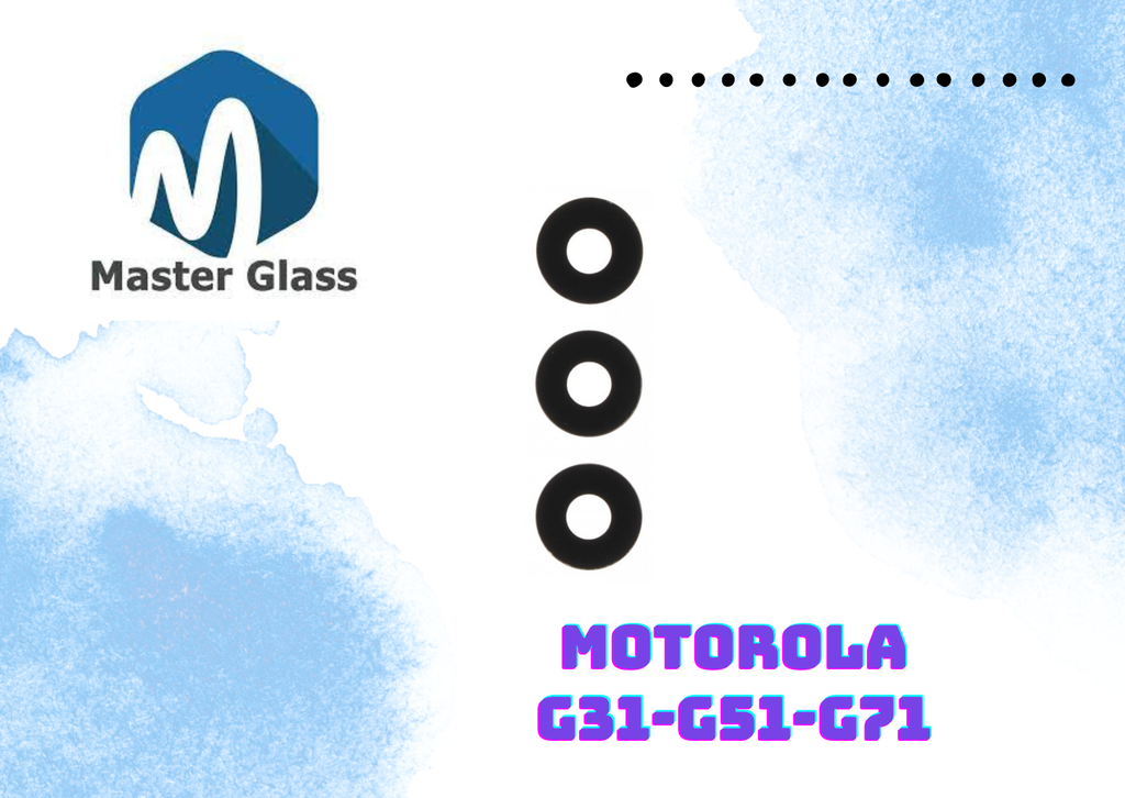 Lente de Cámara Motorola G31 / G51 /G71 (x3)