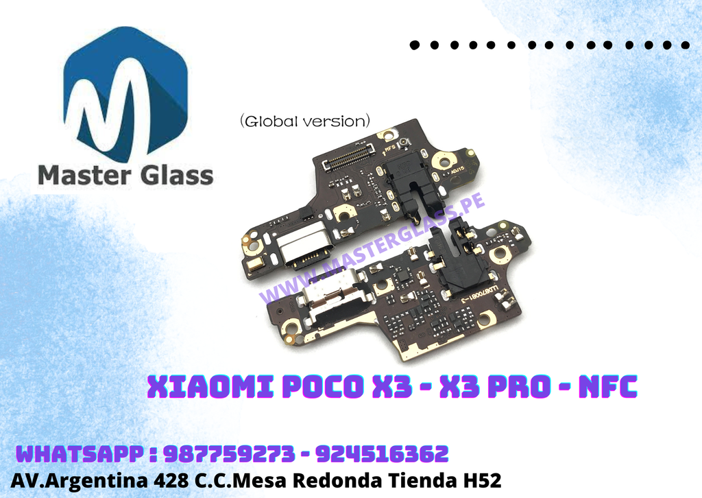 Placa de Carga Xiaomi Poco X3/X3 Pro org