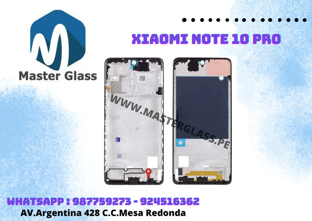 Marco Base Frame LCD Xiaomi Note 10 Pro
