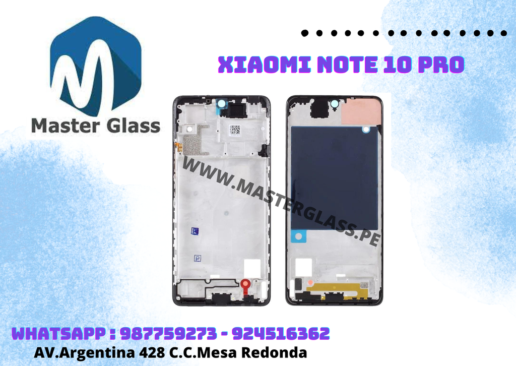 Marco Base Frame Xiaomi Note 10 Pro LCD