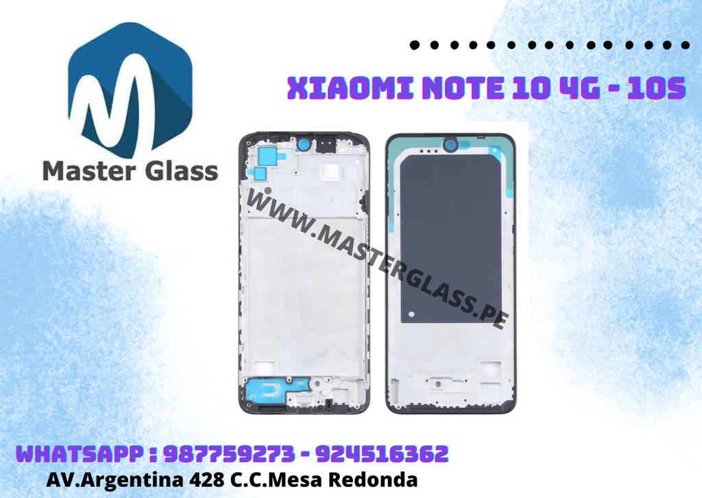 Marco Base Frame LCD Xiaomi Note 10S / Note 10 4g