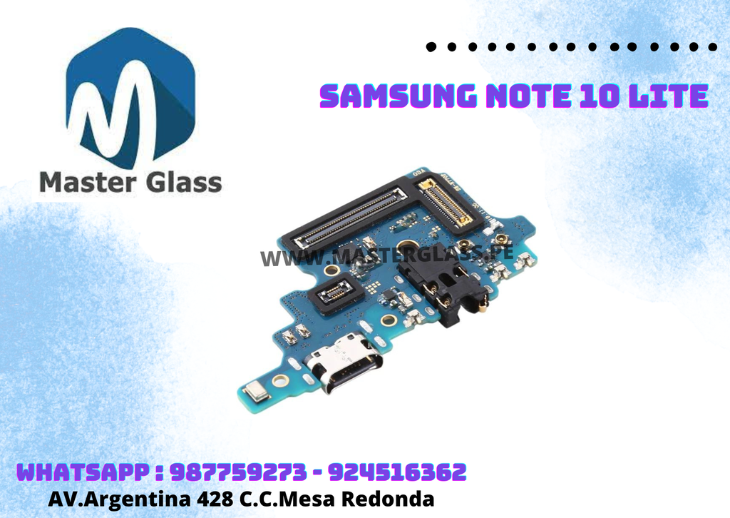 Placa de caga Original de maquina Samsung Note 10 Lite