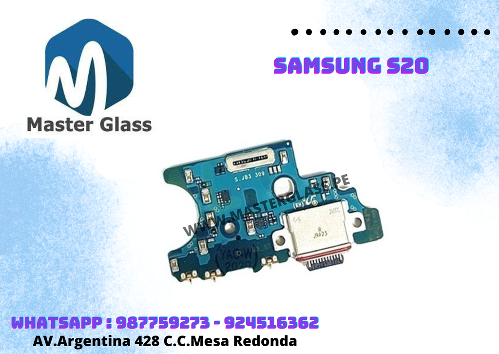 Placa de caga Original de maquina Samsung S20