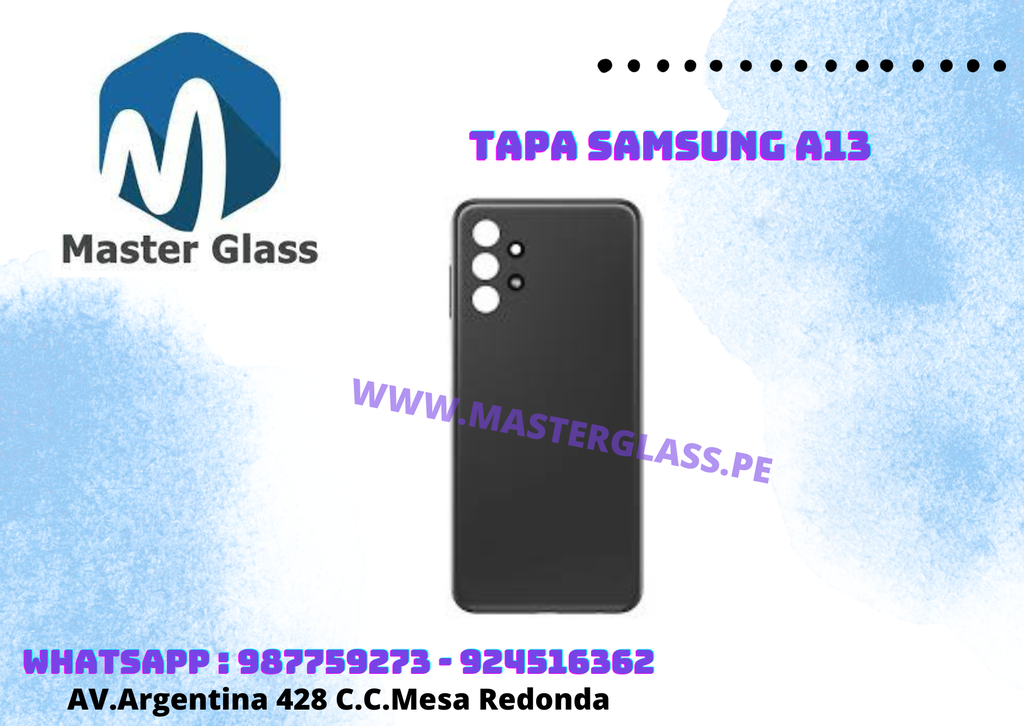 Tapa para Samsung A13