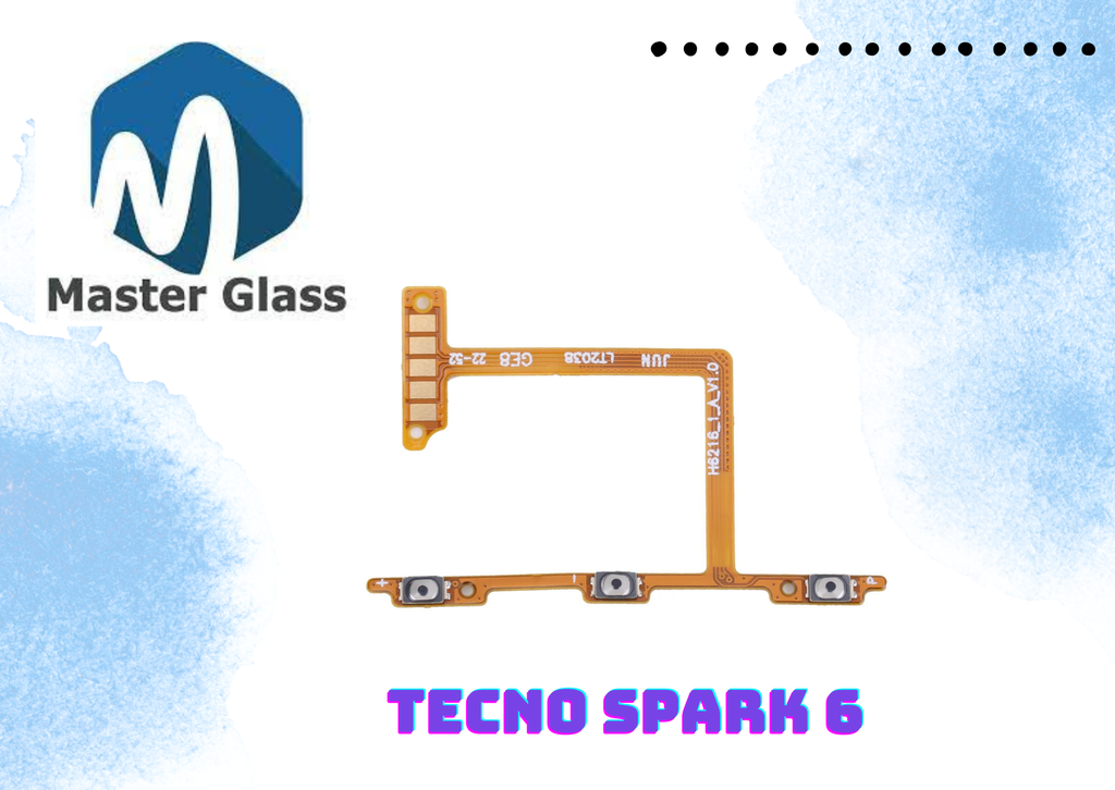 Flex de power y volumen Spark 6 / Tecno Camon 16
