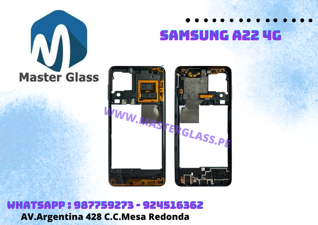 Marco Base Frame Central Samsung A22 4g
