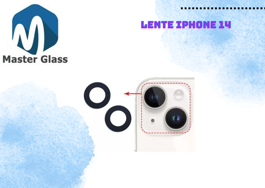 Lente de Cámara Iphone 14 / (X2)