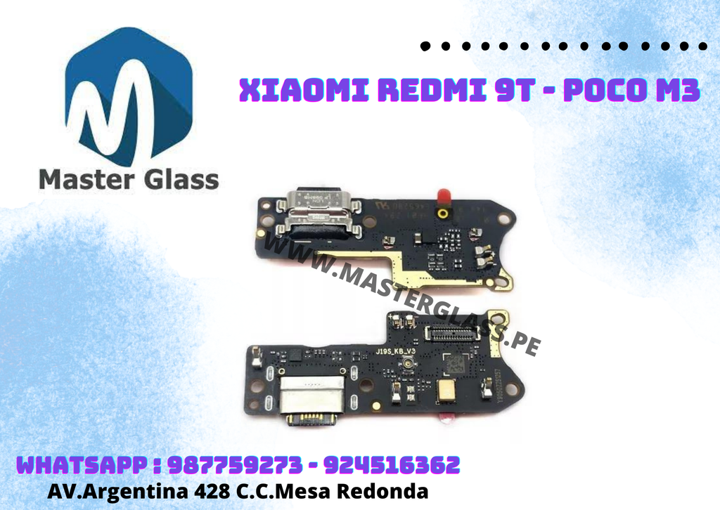 Placa de carga Xiaomi Redmi 9T / Poco M3 original