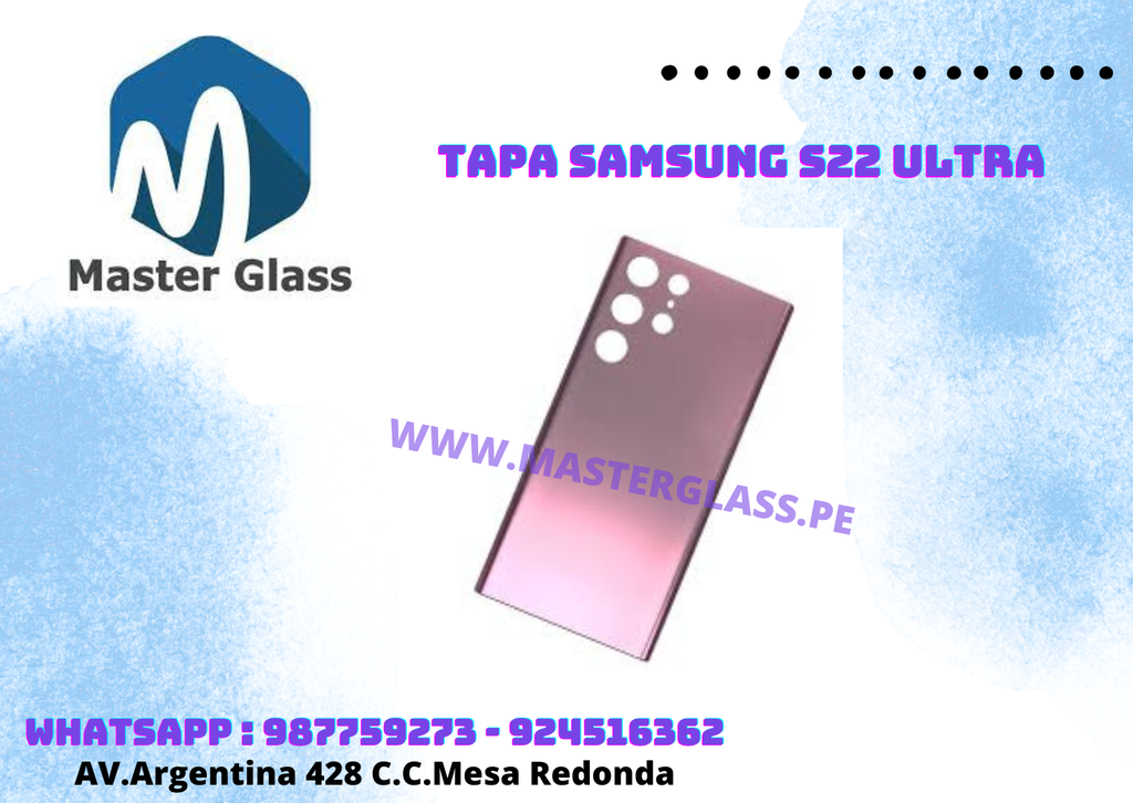 Tapa Samsung S22 Ultra