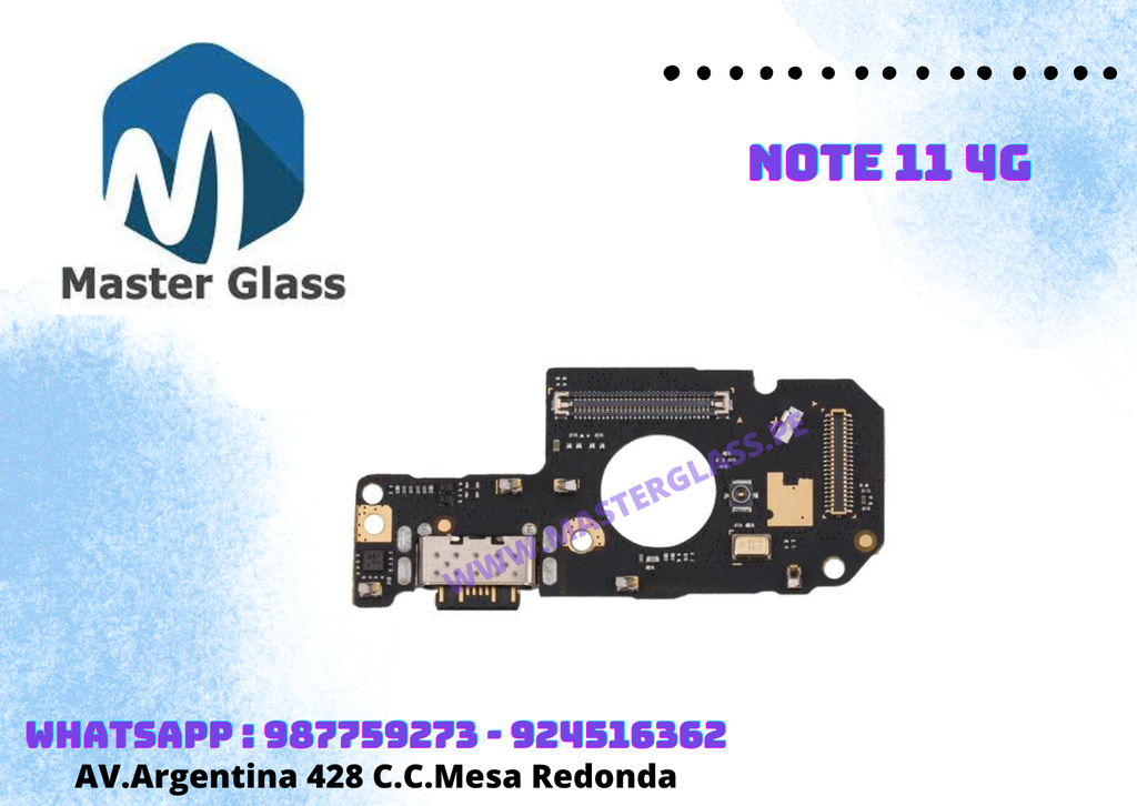 Placa de Carga Xiaomi Redmi Note 11 4g org