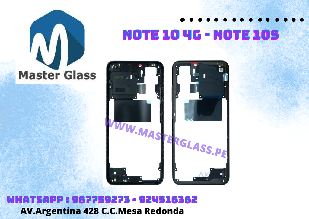 Marco Base Frame Central Xiaomi Note 10 4G/ Note 10S