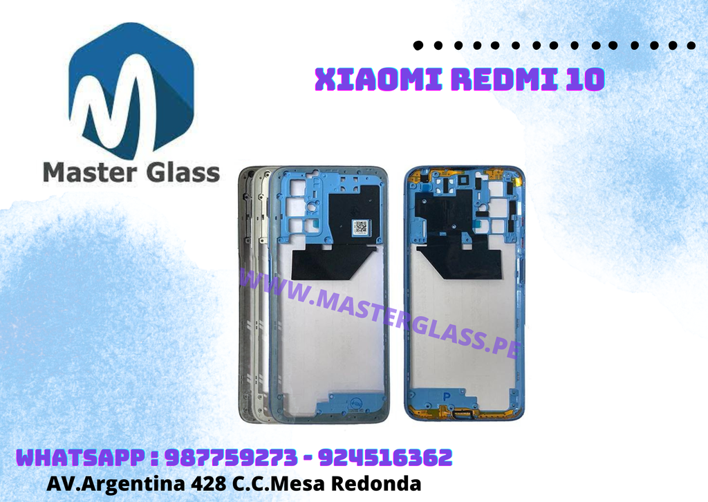 Marco Base Frame Central Xiaomi Redmi 10