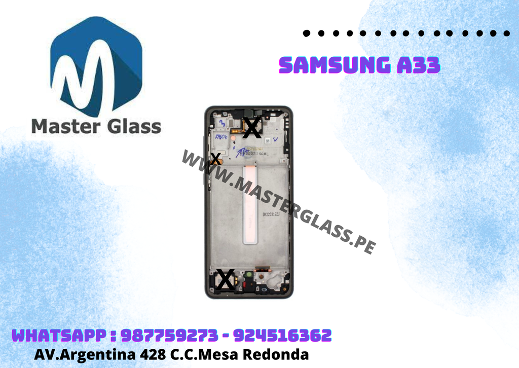 Marco Base Frame LCD Samsung A33