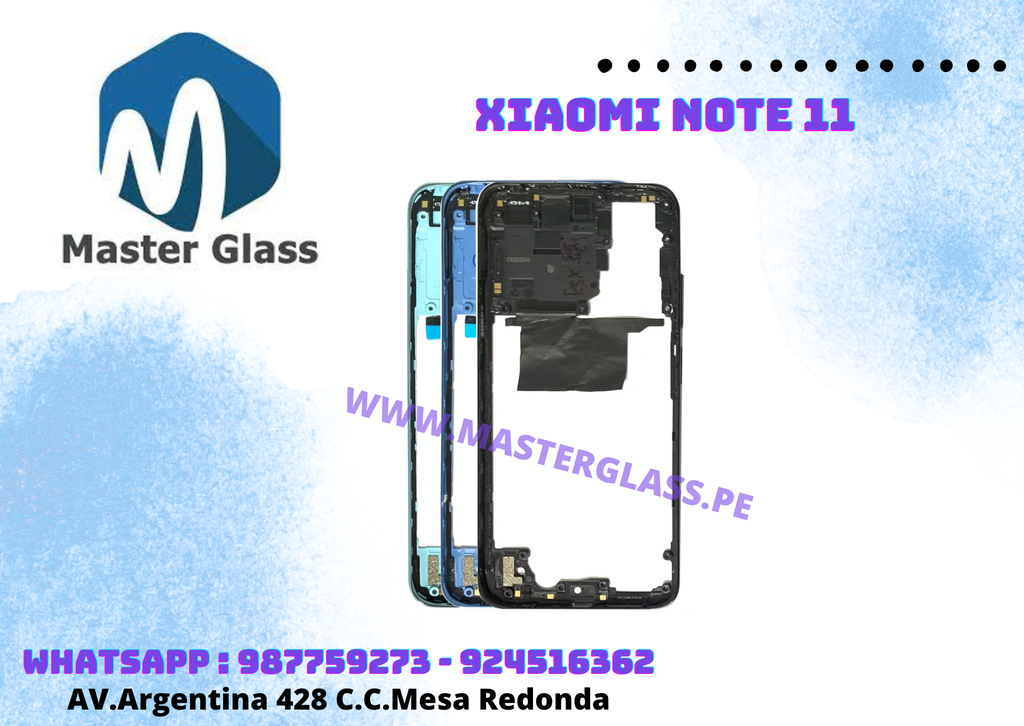 Marco Base Frame Central Xiaomi Note 11