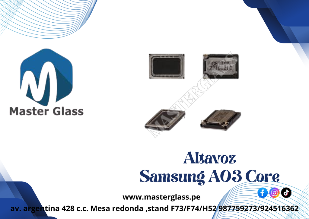 Altavoz Parlante Samsung A03 Core / A05s (solo)