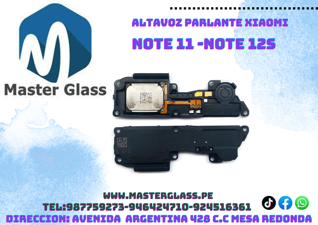 Altavoz Parlante Xiaomi Note 11