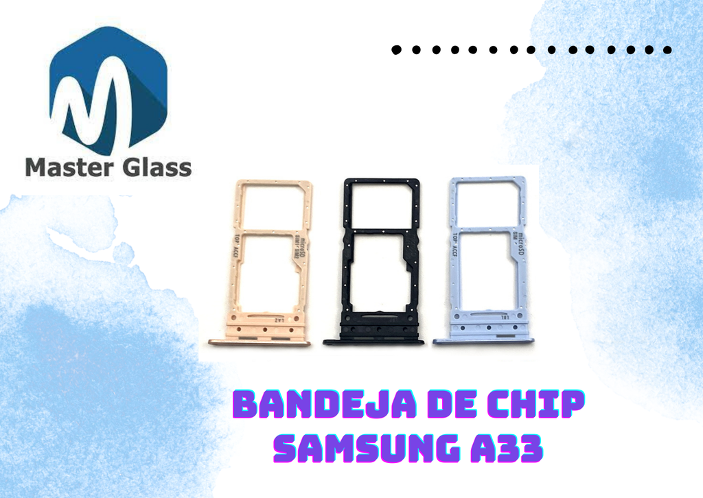 Bandeja de Sim Samsung A33 (Negro)