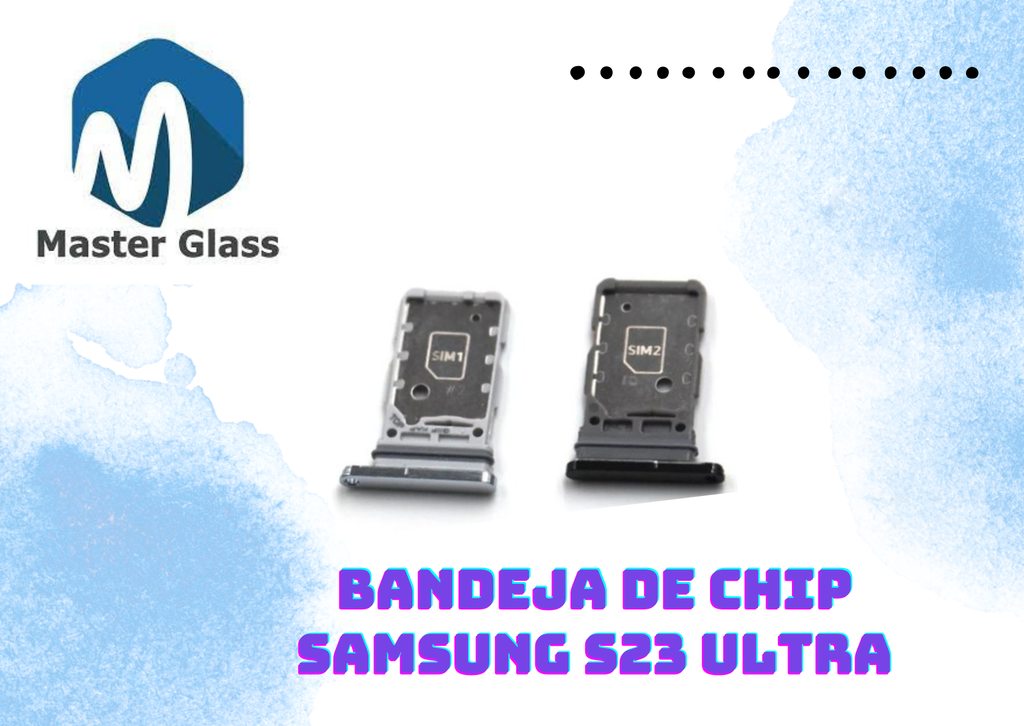 Bandeja de Sim Samsung S23 Ultra (Negro)