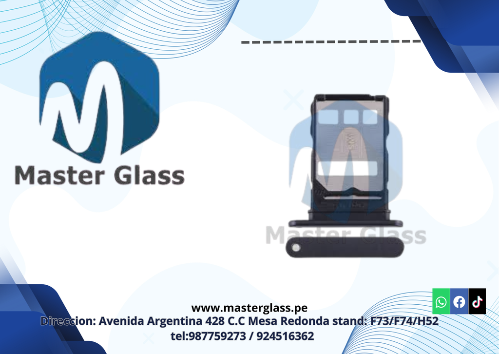 Bandeja de Sim para Huawei Honor X9