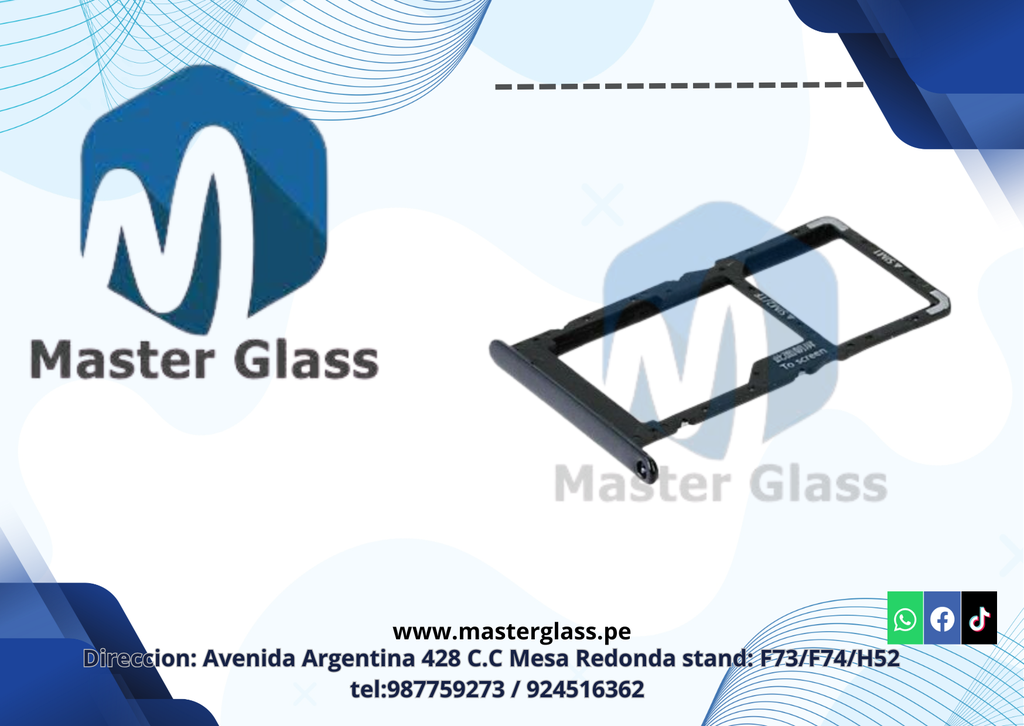 Bandeja de Sim para Huawei Nova Y70 (Negro)