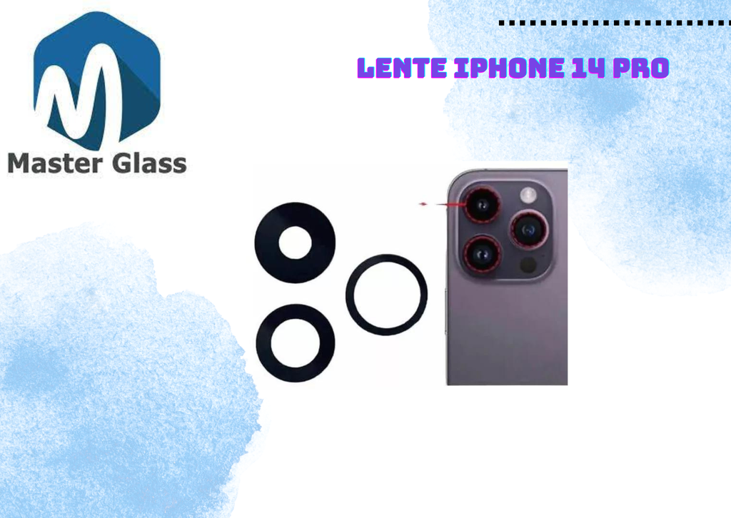 Lente de Cámara Iphone 14 Pro (X3) (reno 7 superior)