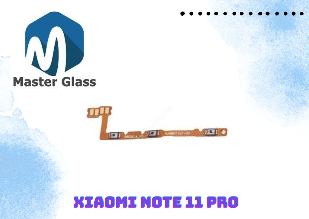 Flex de Power y Volumen Xiaomi Note 11 pro / Note 12 Pro 4G / X4 Pro