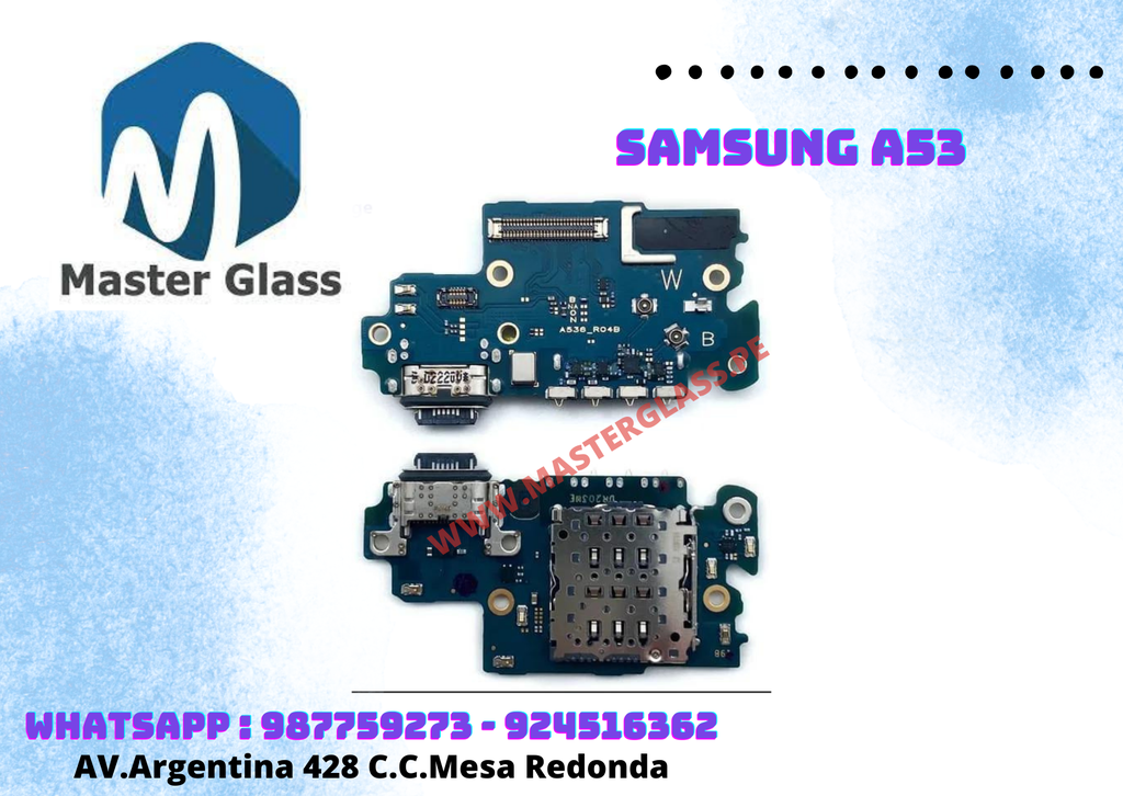 Placa de carga Samsung A53