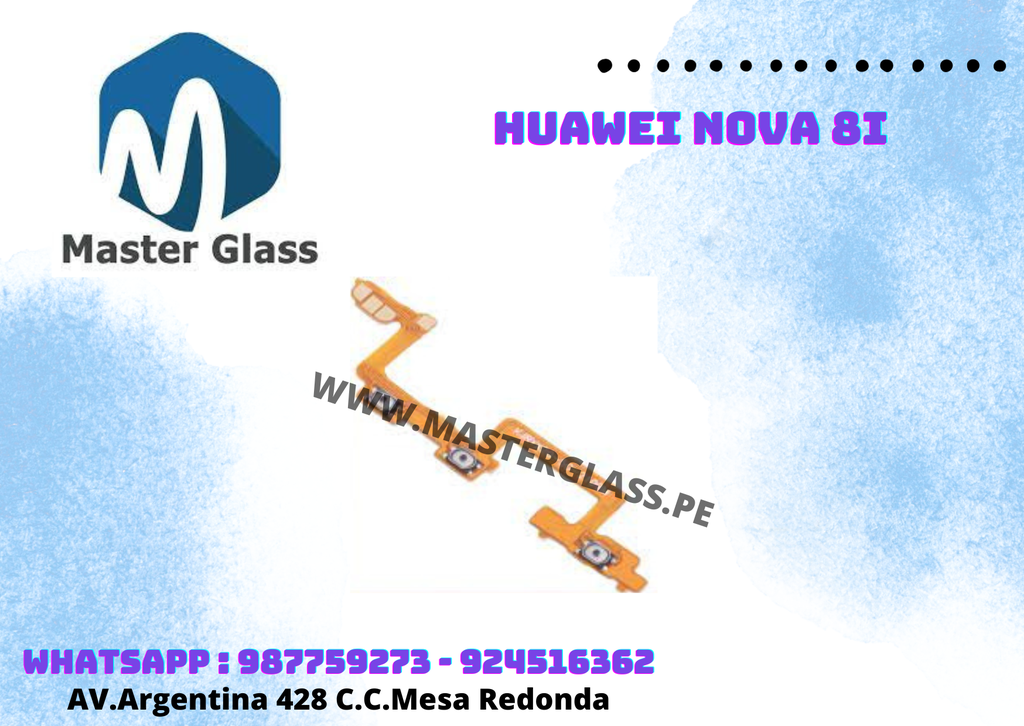 Flex de power o volumen Huawei Nova 8i