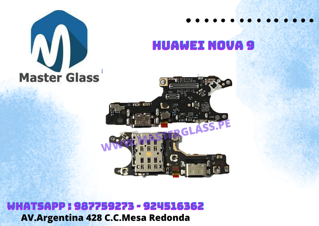 Placa de carga Huawei Nova 9 org