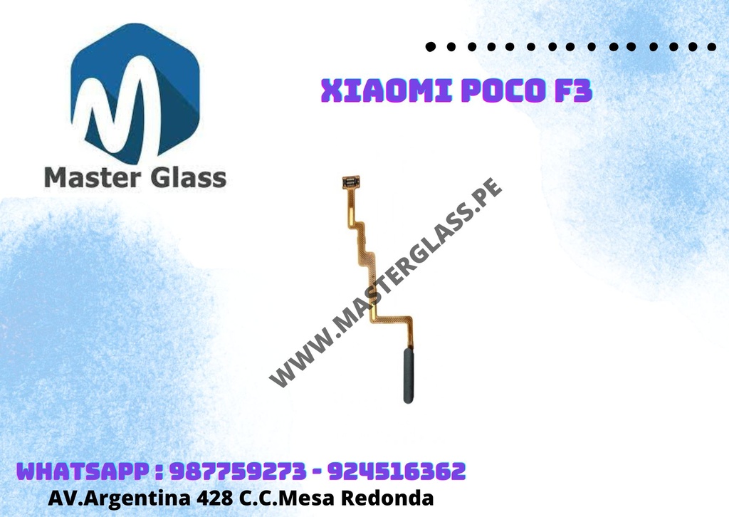 Huella Xiaomi Poco F3 (negro)