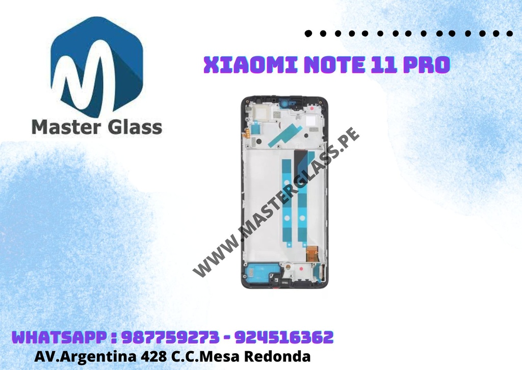 Base Frame LCD Xiaomi Note 11 Pro