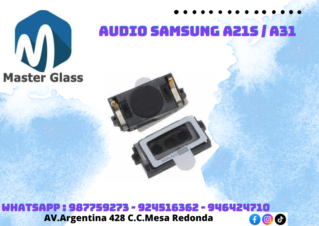 Audio Speaker Samsung A31 /A20E / A21S