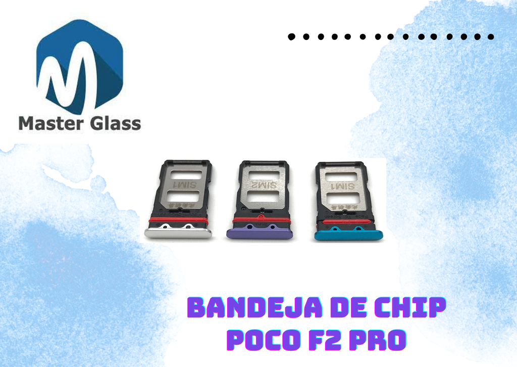 Bandeja de sim Xiaomi Poco F2 Pro (Plateado)